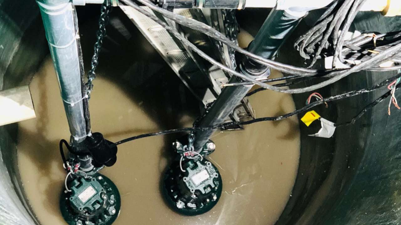 Duplex pump installation