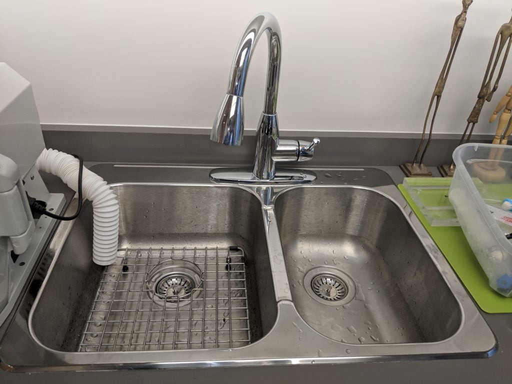 clogged Kitchen Sink