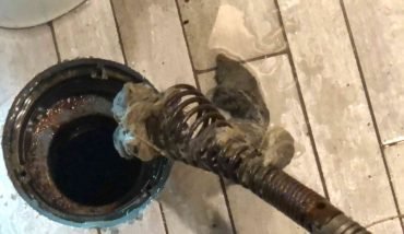 Drain clogged due to paper towel