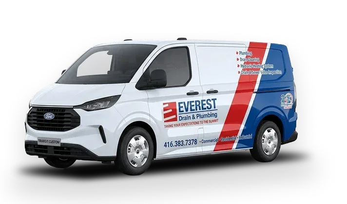 Emergency plumbing service vehicle serving Richmond Hill residents
