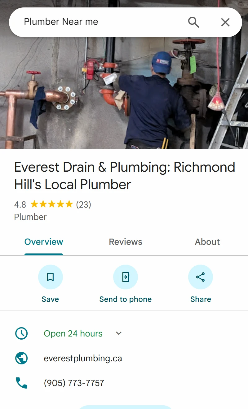 Everest Drain & Plumbing: Richmond Hill's Local Plumber