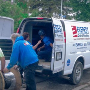 everest team memeber working on project site