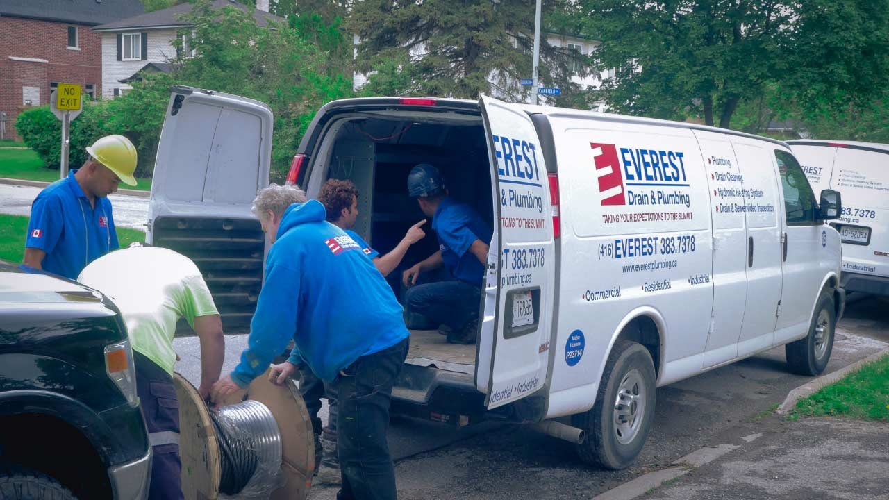 everest team memeber working on project site