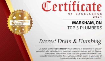 best markham plumber awarad