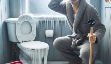 CAN YOU FLUSH A TOILET IF YOU HAVE A FROZEN TOILET PIPE?
