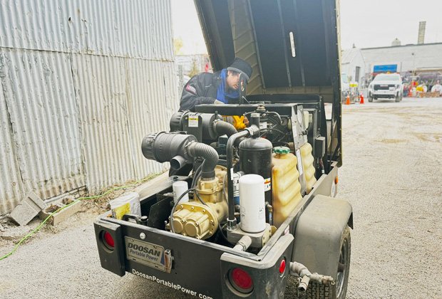 advanced trenchless machine for lead pipe replacement and water line replacement services