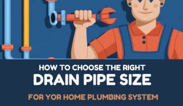 a man holding a pipe choosing right size pipe for home plumbing