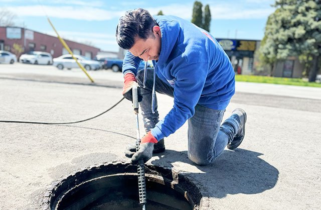 drain line cleaing in resident of brampton
