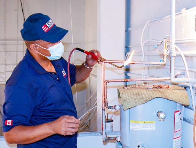water heater installation in toronto home near downtown
