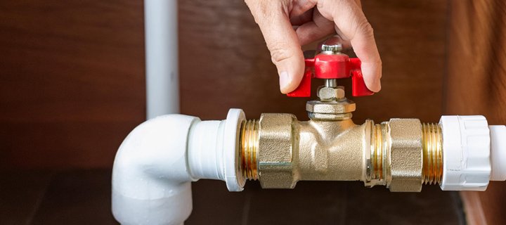 turning off outdoor valve for winterize
