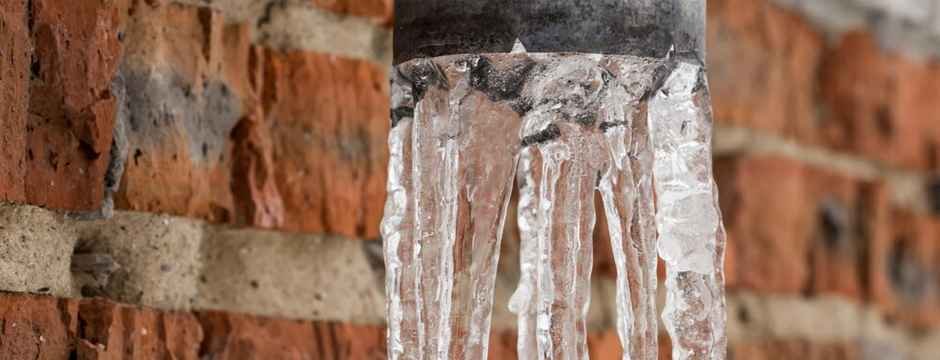 Frozen water pipes