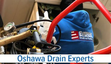 drain cleaning services in resident home in oshawa neighborhood