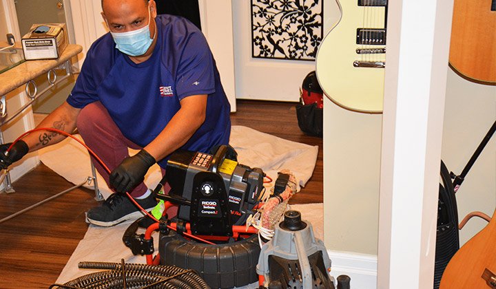Professional drain and sewer video camera inspection in Toronto by Everest Plumbing