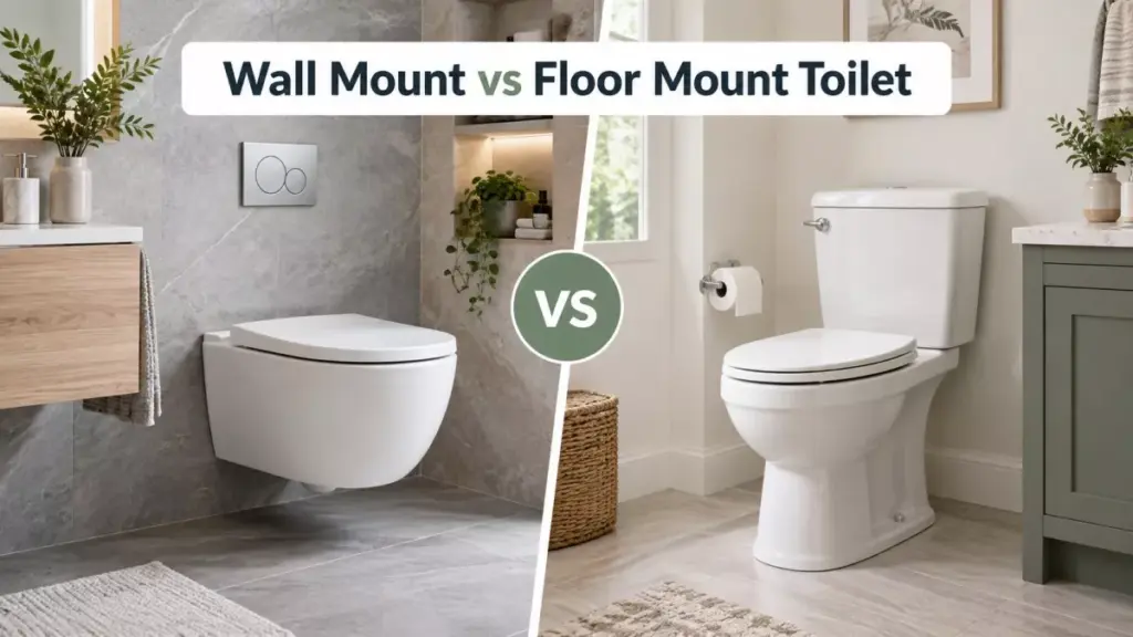Wall Mount vs Floor Mount Toilet