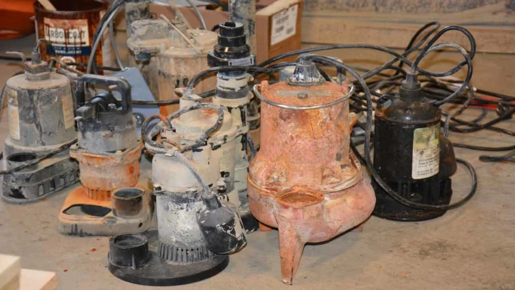 sump pump installation