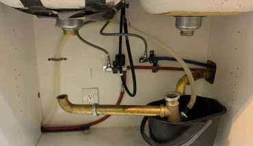 leaky & rusted kitchen drain pipe replacement