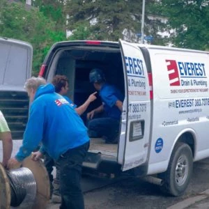 everest team memeber working on project site