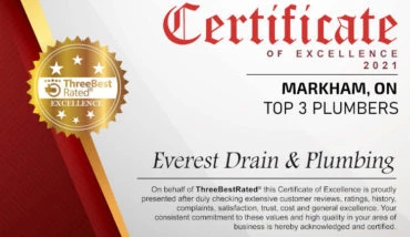 best markham plumber awarad