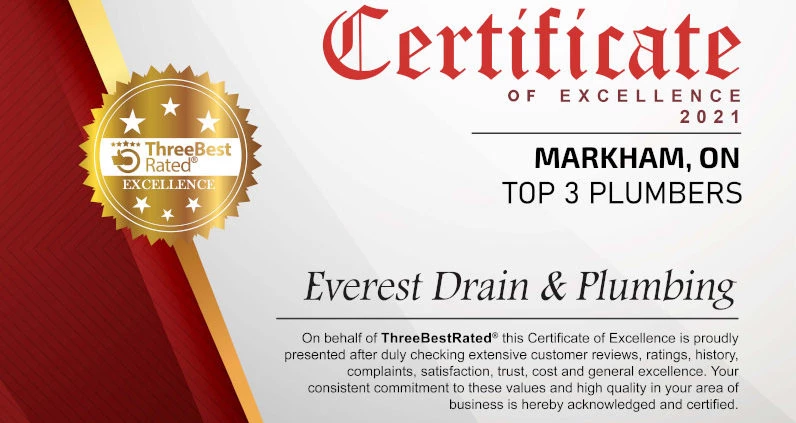 best markham plumber awarad