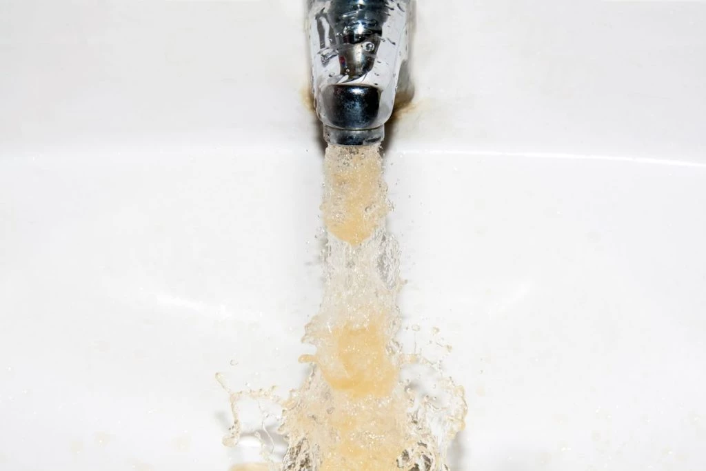 brown tap water