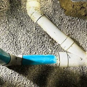 Drain line replacement