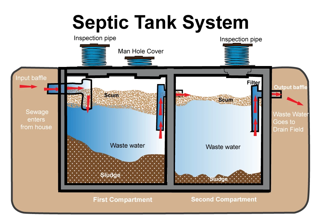 visual interpretation septic system