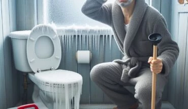 CAN YOU FLUSH A TOILET IF YOU HAVE A FROZEN TOILET PIPE?